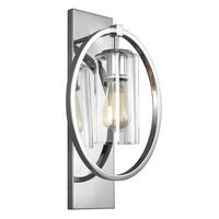 WANDLEUCHTE 26.7/45.7/15.6 cm   - Chromfarben, KONVENTIONELL, Metall (26.7/45.7/15.6cm) - Elstead Lighting