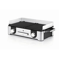 TISCHGRILL  - Silberfarben/Schwarz, Design, Metall (50/28/18cm) - WMF