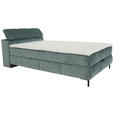 BOXBETT 140/200 cm  in Salbeigrün  - Salbeigrün/Schwarz, KONVENTIONELL, Holz/Holzwerkstoff (140/200cm) - Xora