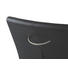 BARHOCKER Lederlook Alufarben, Schwarz - Edelstahlfarben/Schwarz, Design, Textil/Metall (54/111,5/54cm) - Dieter Knoll