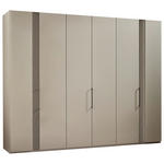 DREHTÜRENSCHRANK  in Champagner  - Chromfarben/Champagner, Design, Glas/Holzwerkstoff (300/216/59cm) - Dieter Knoll