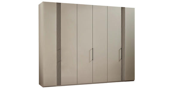 DREHTÜRENSCHRANK  in Champagner  - Chromfarben/Champagner, Design, Glas/Holzwerkstoff (300/216/59cm) - Dieter Knoll