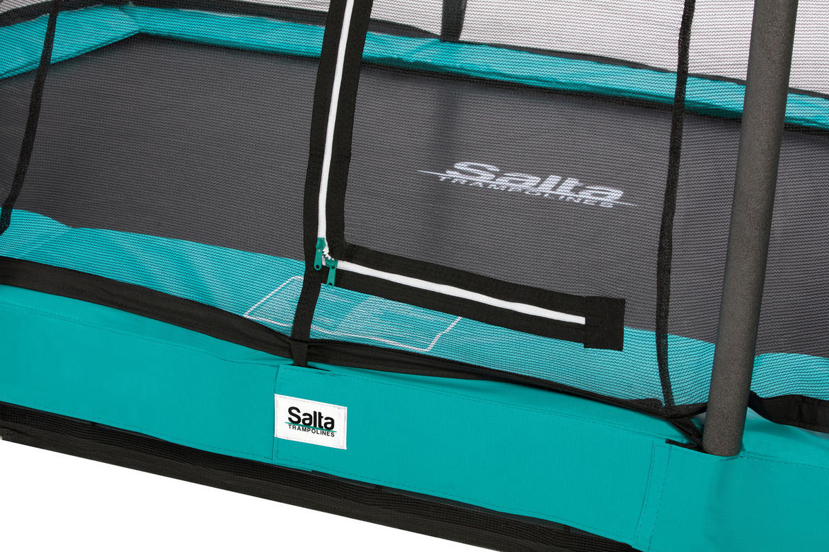 Trampolin Salta Comfort Ground Salta Comfort Edition Ground  - Grün, Basics, Metall (214/153cm) - Salta