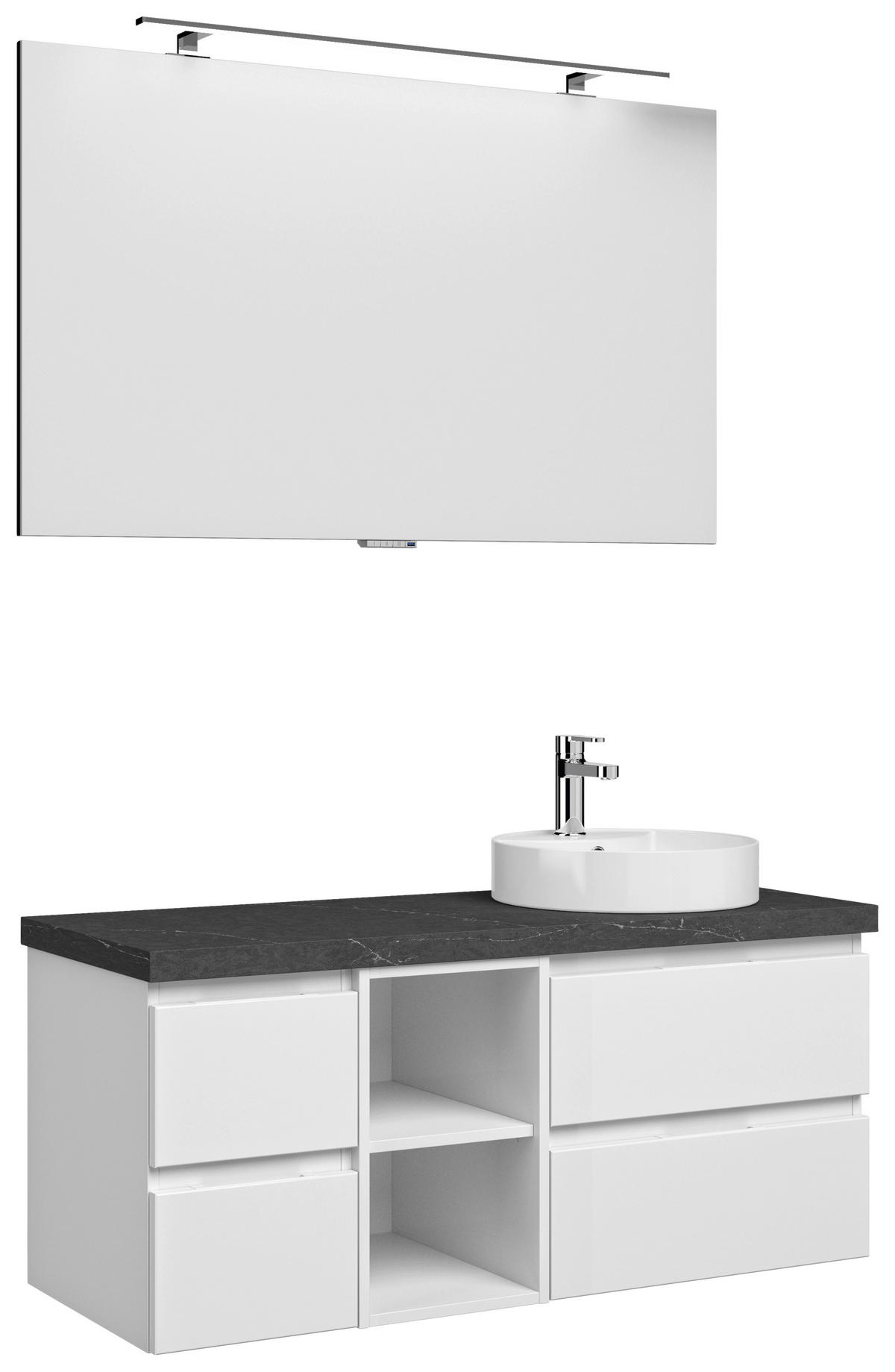 BADEZIMMER  in 120 cm  - Weiß, KONVENTIONELL, Holzwerkstoff (120cm) - Pelipal