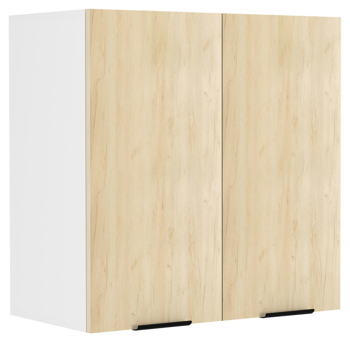 VÄGGSKÅP 60/60/31 cm  i vit, honungsek  - honungsek/vit, Trend, trämaterial/plast (60/60/31cm) - MID.YOU