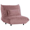 FÅTÖLJ i textil rosa  - svart/rosa, Klassisk, textil/plast (100/86/100cm) - MID.YOU