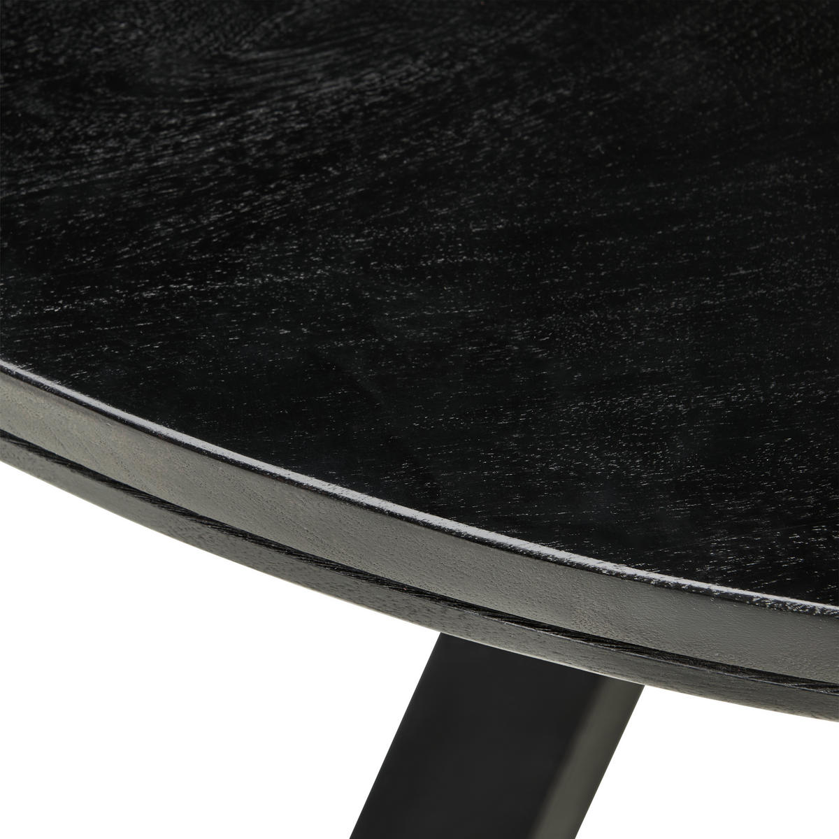 ESSTISCH in Holz  - Schwarz, MODERN, Holz (120/76/120cm) - MID.YOU