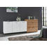 KOMMODE Balkeneiche furniert Eichefarben, Weiß - Eichefarben/Weiß, Design, Holz/Holzwerkstoff (246,4/92,4/51,9cm) - Ambiente by Hülsta