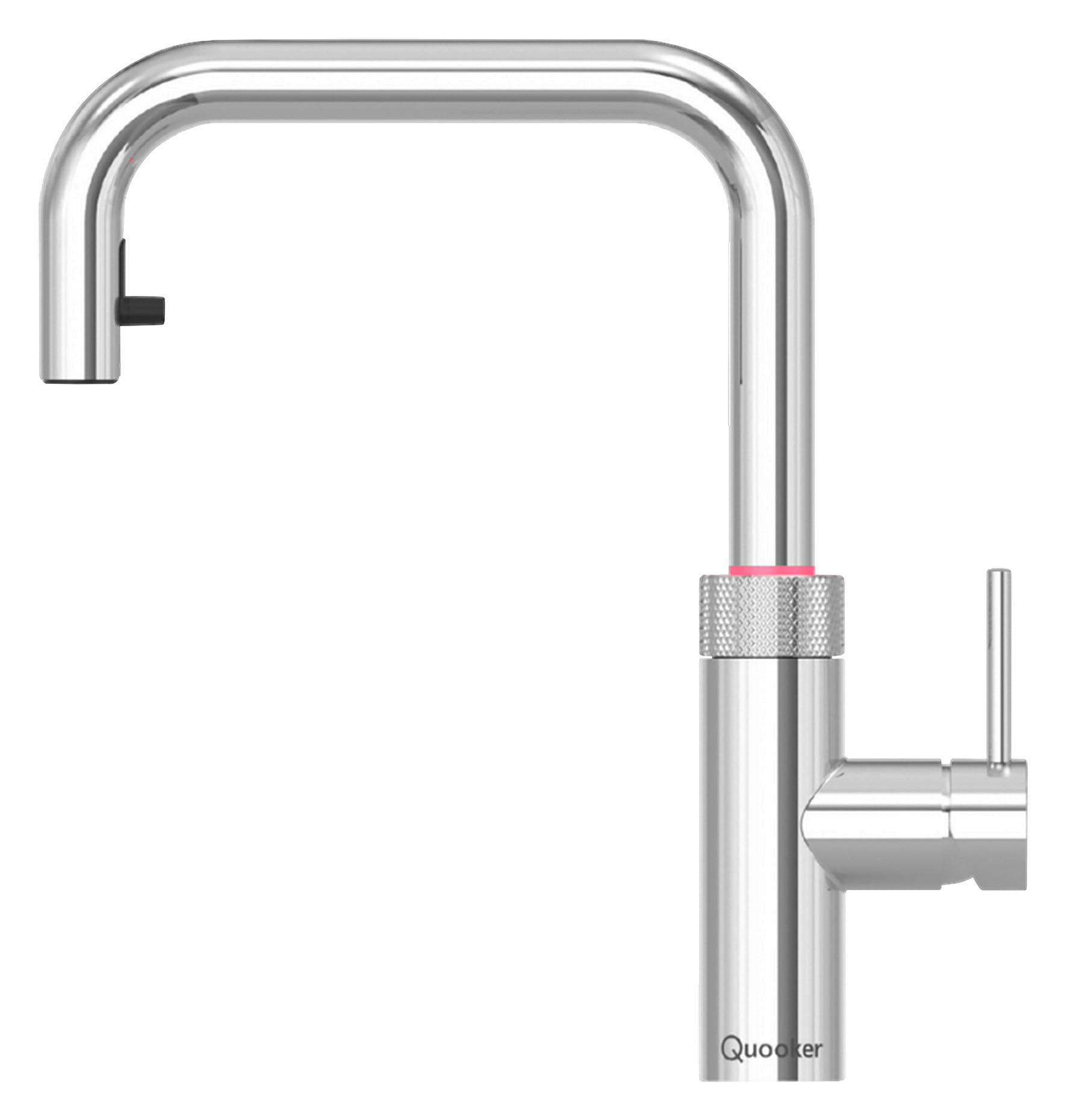 KÜCHENARMATUR Flex Square  - Chromfarben, Basics, Metall (4/33/25,6cm) - Quooker