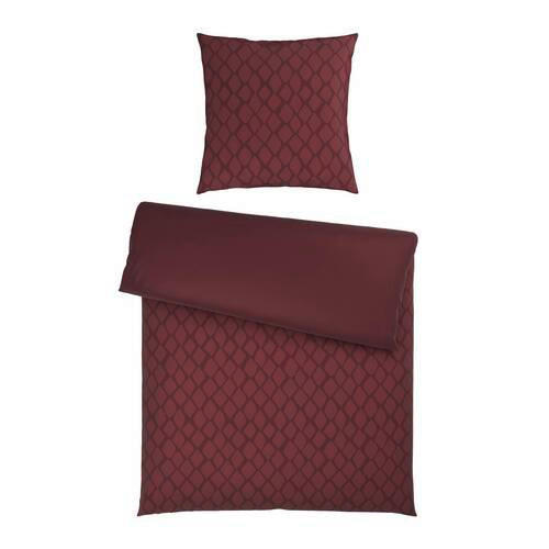 WENDEBETTWÄSCHE SNAKO Satin 155/220 cm  - Kirschrot, Design, Textil (155/220cm) - Dieter Knoll