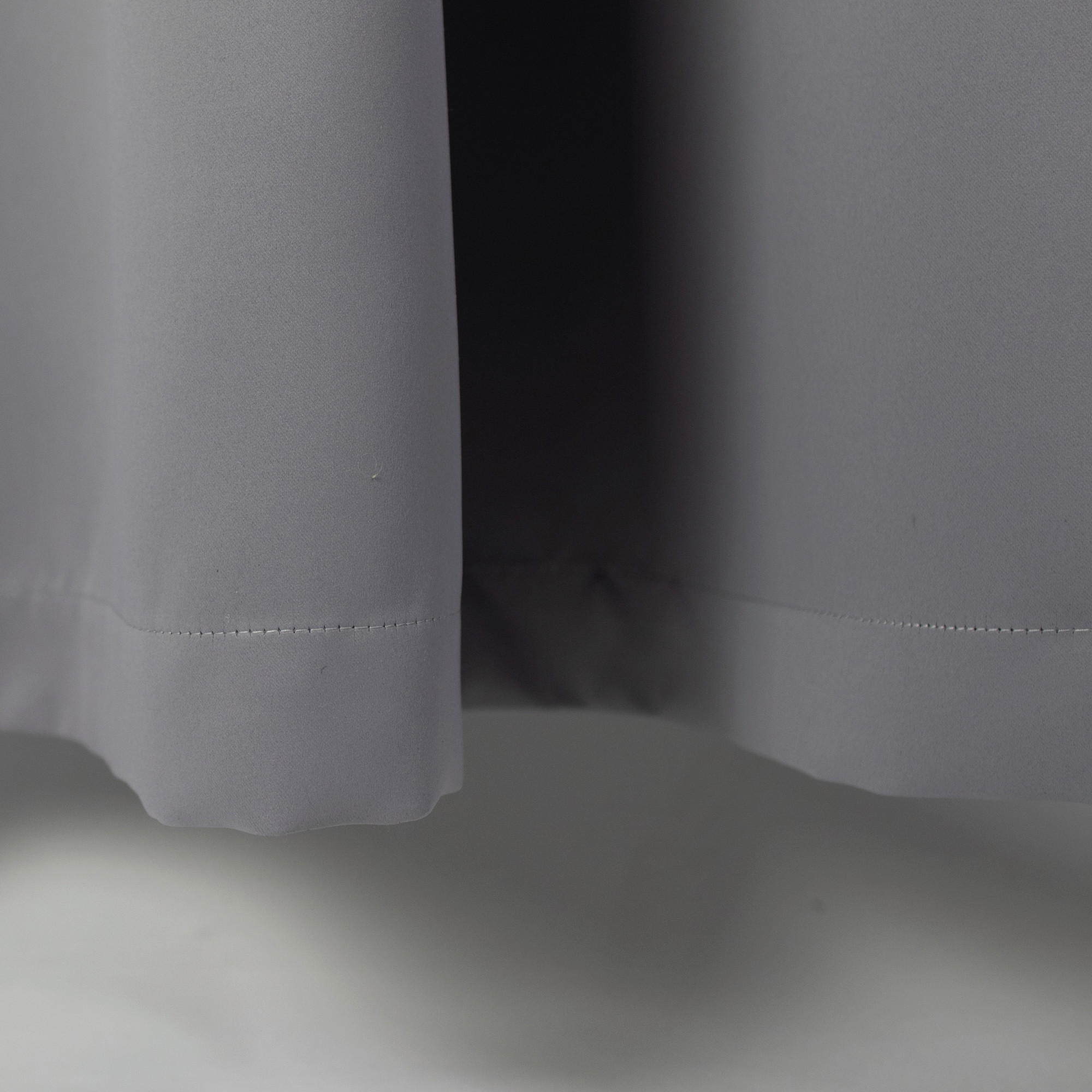 Thumbnail - Wärmeschutzvorhang Thermovorhang, Grau, Textil, Uni, 140x245 cm, Oeko-Tex® Standard 100, beliebig kürzbar, für Stange un...