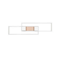 LED-TAKLAMPA Albany 100/28/8 cm  - brun/grå, Design, metall (100/28/8cm) - Trio Leuchten