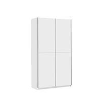 ORMAR VIŠENAMJENSKI bijela  - bijela/boje aluminija, Design, drvni materijal/metal (120/190,5/42cm) - Carryhome