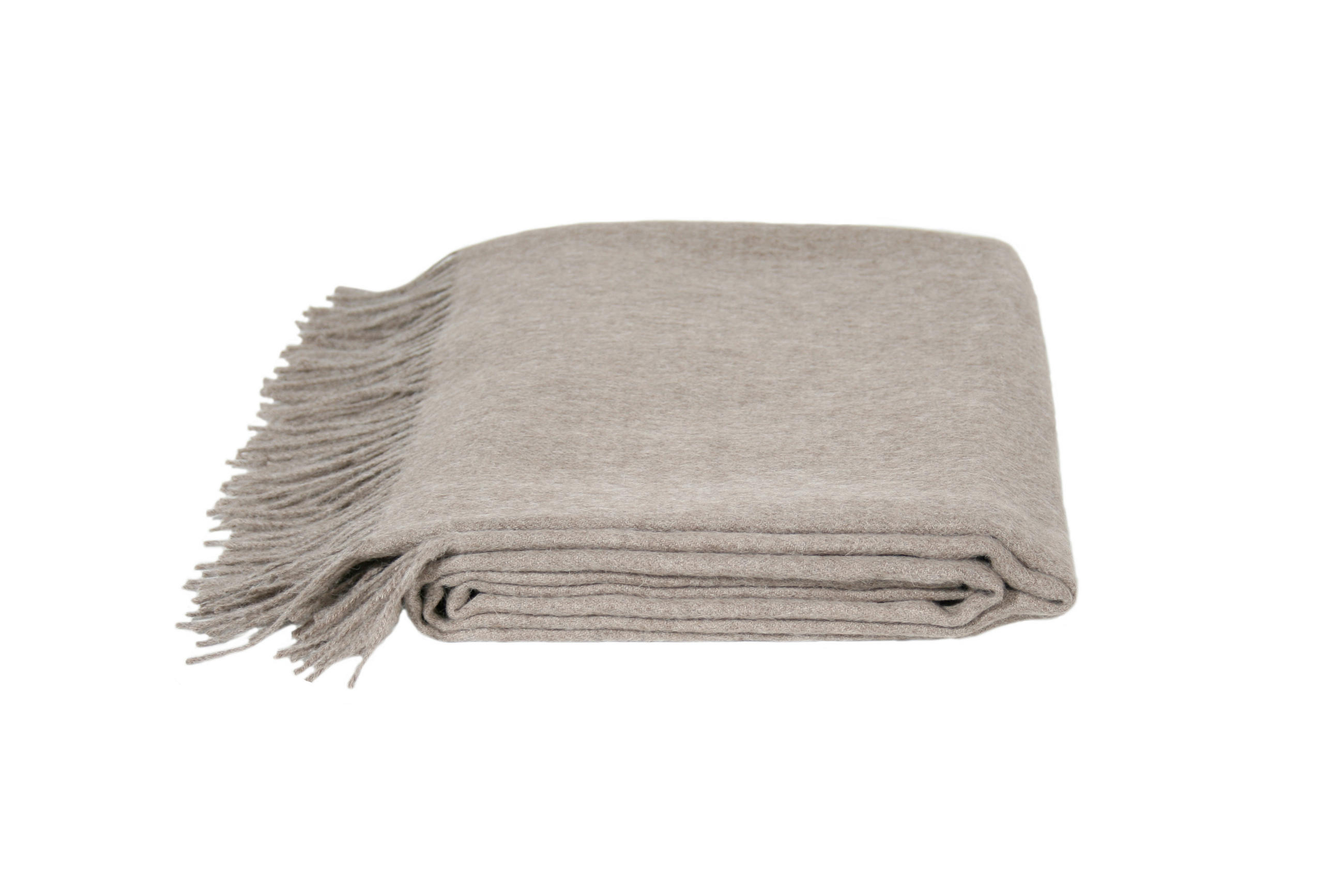 DECKE Classic Alpaca Hellbraun Classic Alpaca 130/200 cm  - Hellbraun, KONVENTIONELL, Textil (130/200cm) - Zoeppritz