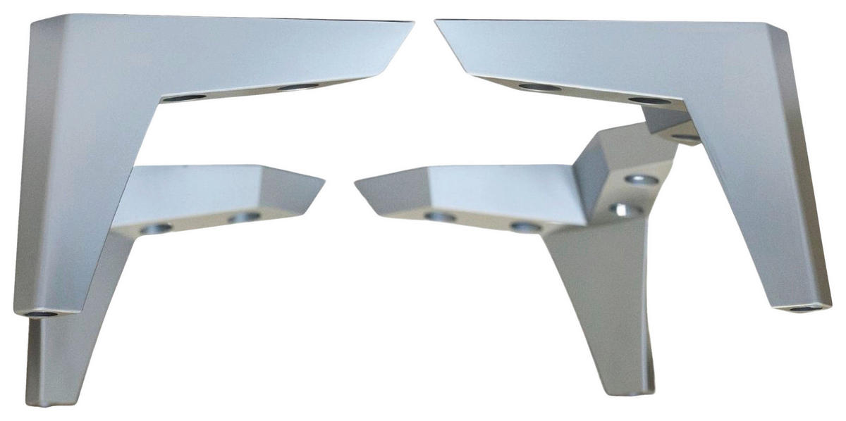 FUSSSET  12 cm  - Alufarben, Kunststoff (12cm) - Hom`in