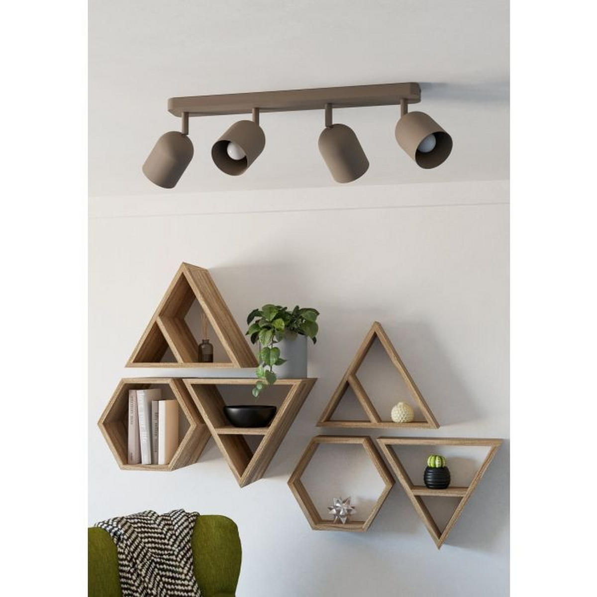 REFLEKTOR TILSTON  - boja peska, Osnovno, metal (58/8/20,5cm)