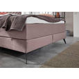 BOXSPRINGBETT 160/200 cm  in Altrosa  - Graphitfarben/Altrosa, Design, Textil/Metall (160/200cm) - Xora