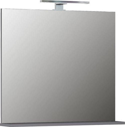 BADEZIMMERSPIEGEL 76/75/15 cm  - Graphitfarben, MODERN, Glas/Holzwerkstoff (76/75/15cm) - Xora
