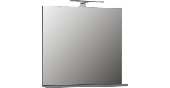 BADEZIMMERSPIEGEL 76/75/15 cm - Graphitfarben, MODERN, Glas/Holzwerkstoff (76/75/15cm) - Xora