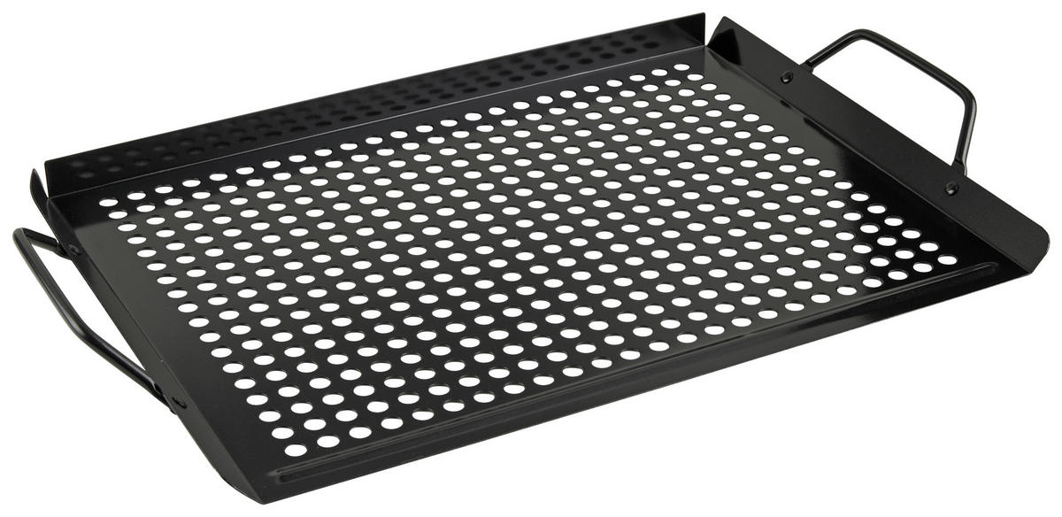 GRILLKORB - Schwarz, Basics, Metall (43,5/28/4cm) - Landscape