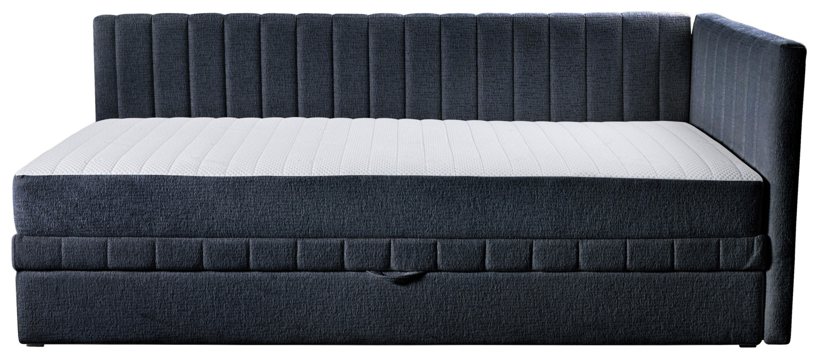 Mid.you Schlafsofa Roma Schwarz 212x83x99 cm