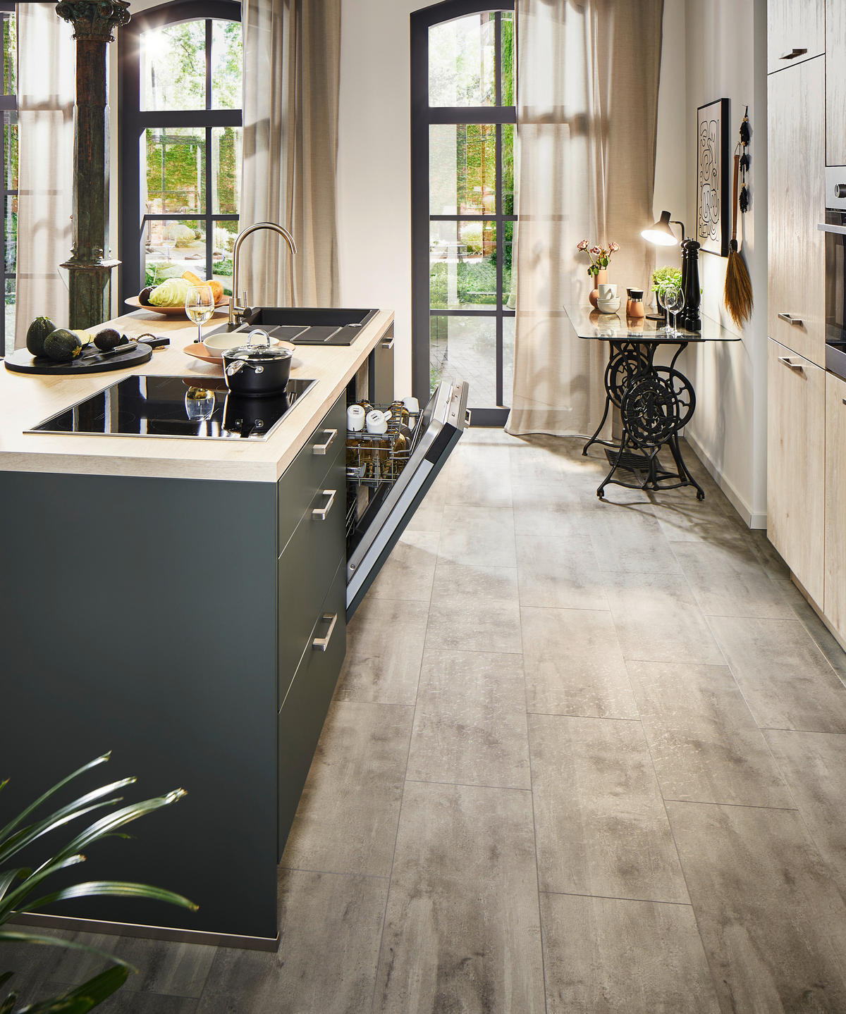 EINBAUKÜCHE   - Design, Holzwerkstoff - Celina