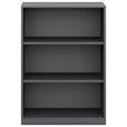 AKTENREGAL Anthrazit  - Anthrazit, Design, Holzwerkstoff (80/112,5/40cm) - Moderano