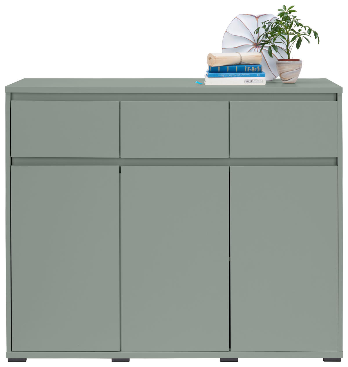 SIDEBOARD  120,1/102,8/48 cm 3 Schublade(n)  - Anthrazit/Graugrün, Design, Holzwerkstoff/Kunststoff (120,1/102,8/48cm) - Carryhome