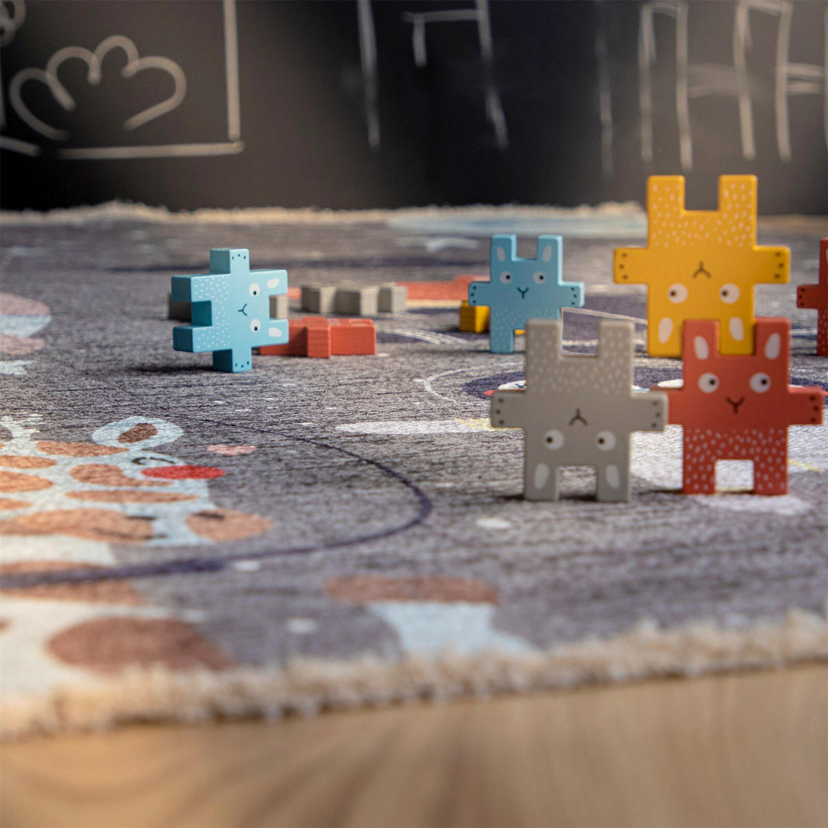 FLACHWEBETEPPICH 115/170 cm Grau rechteckig  - Grau, Basics, Textil (115/170cm) - Kayoom