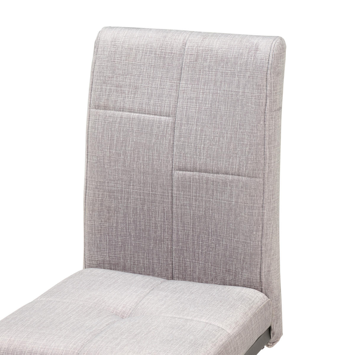 SCHWINGSTUHL  ,  , Leinenoptik  ,  - Hellgrau/Schwarz, KONVENTIONELL, Textil/Metall (41/98/55cm) - MID.YOU