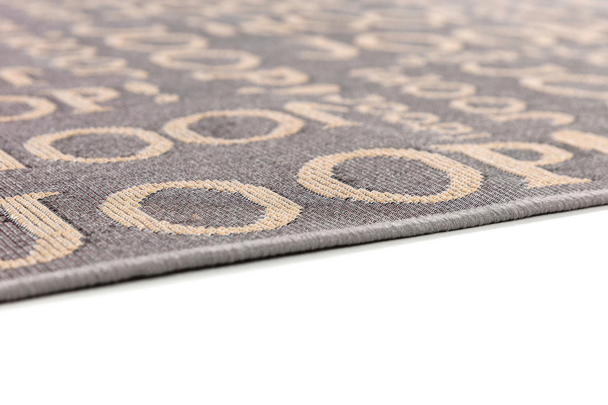 OUTDOORTEPPICH 160/235 cm Repeat  - Grau, Design, Kunststoff/Textil (160/235cm) - Joop!