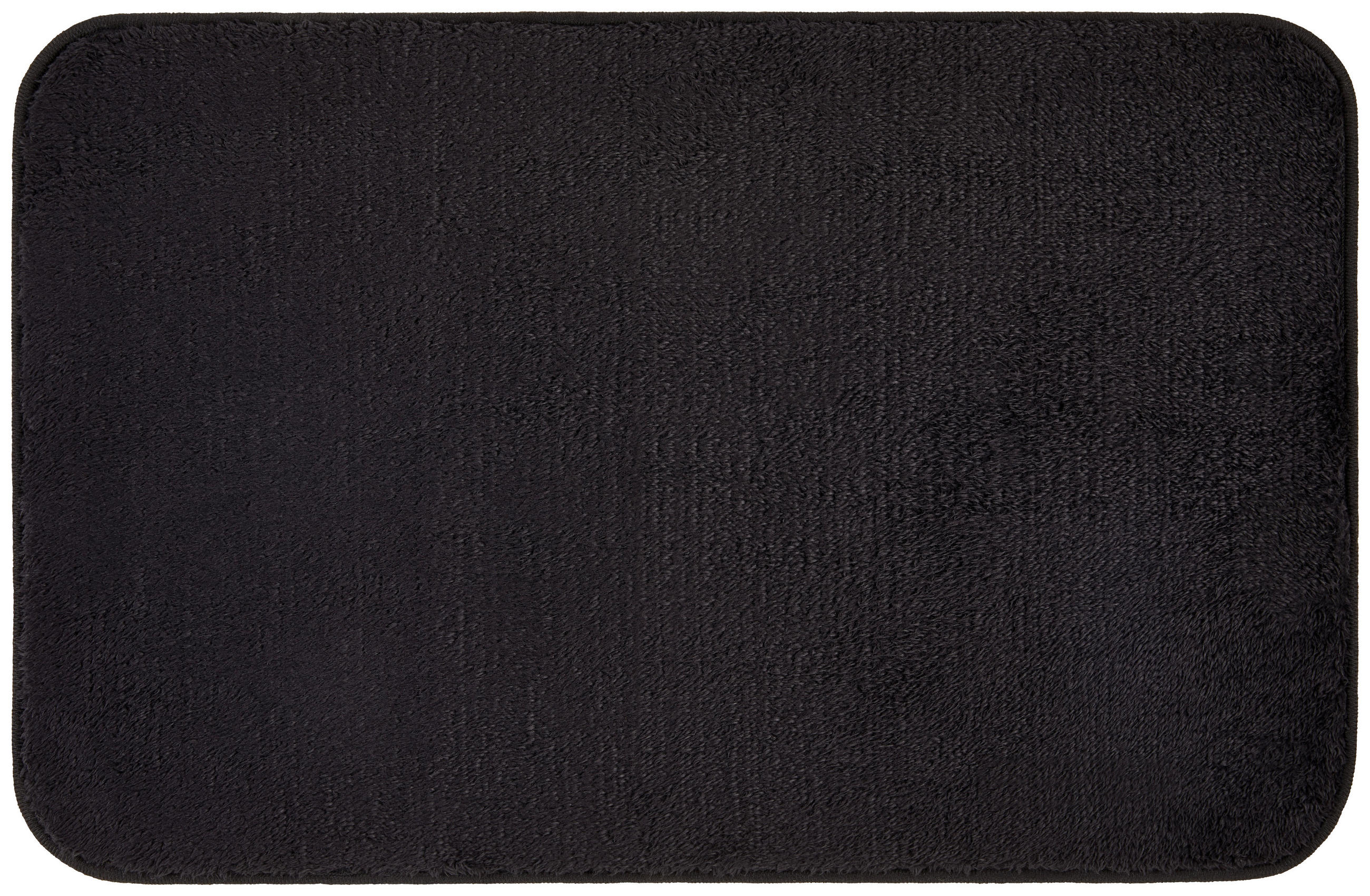 Badematte List Schwarz 45x70 cm Rutschhemmend