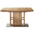 ESSTISCH in Holzwerkstoff, Metall - Edelstahlfarben/Eichefarben, Design, Holzwerkstoff/Metall (130(180)/90/76cm) - Moderano ESSTISCH in Holzwerkstoff, Metall - Edelstahlfarben/Eichefarben, Design, Holzwerkstoff/Metall (130(180)/90/76cm) - Moderano