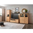 TV-ELEMENT Holzwerkstoff Dunkelgrau, Eiche Artisan  - Dunkelgrau/Schwarz, Basics, Holzwerkstoff/Metall (150/55,6/50cm) - Hom`in