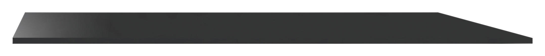 TOPPSKIVA  i  - antracit högglans, Klassisk, trämaterial (137/1,6/42cm) - Best Price