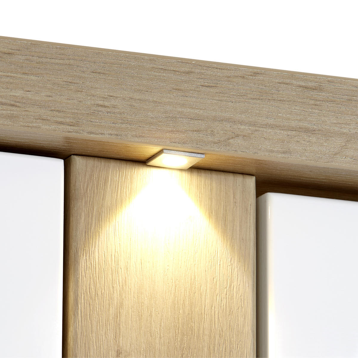 SIDEBOARD  in 103,5/85,9/43,2 cm  - Chromfarben/Eichefarben, MODERN, Holzwerkstoff/Kunststoff (103,5/85,9/43,2cm)