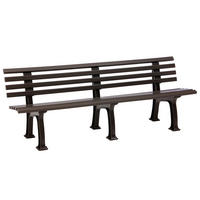 GARTENBANK 200/74/54 cm   - Braun, Basics, Kunststoff (200/74/54cm) - Modante