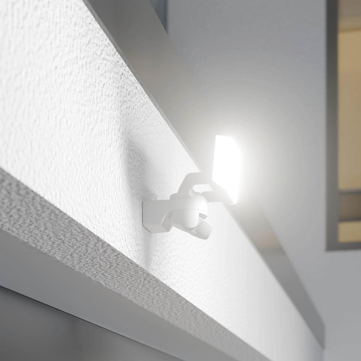 AUSSENLEUCHTE XLED Protect 19,5/18,7/19,5 cm  - Weiß, Trend, Kunststoff (19,5/18,7/19,5cm) - Steinel