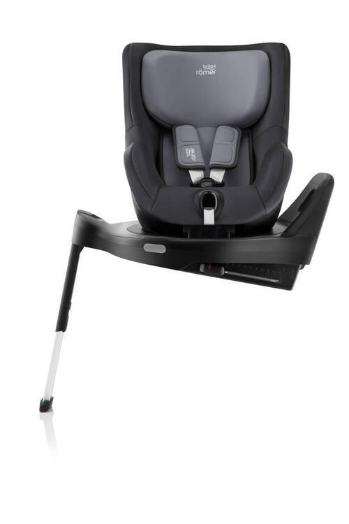 REBOARDER-KINDERSITZ Dualfix Pro  - Dunkelgrau/Grau, Basics, Textil (44/48/74cm) - Britax Römer