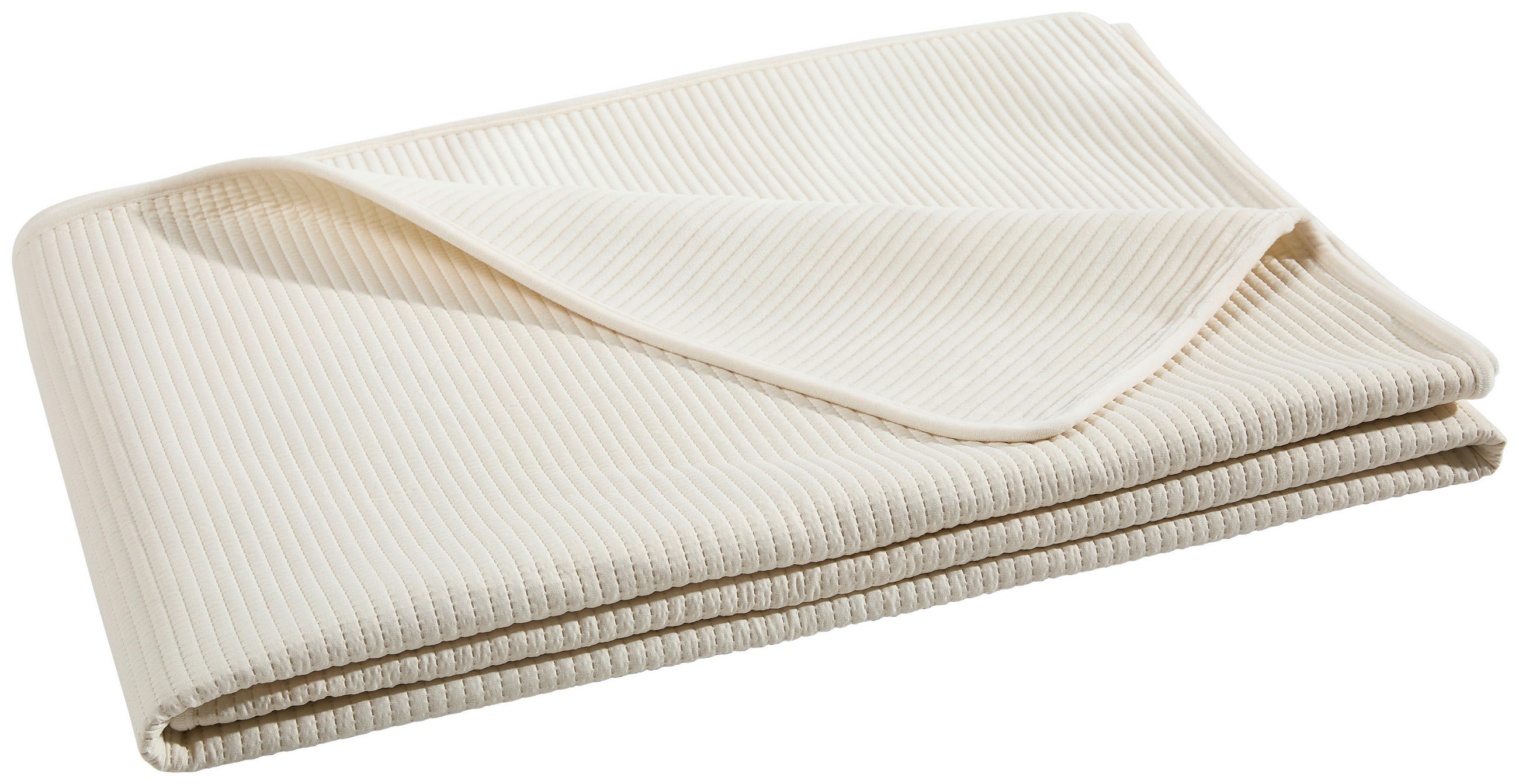 TAGESDECKE - Weiß, Textil (220/240cm) - Novel