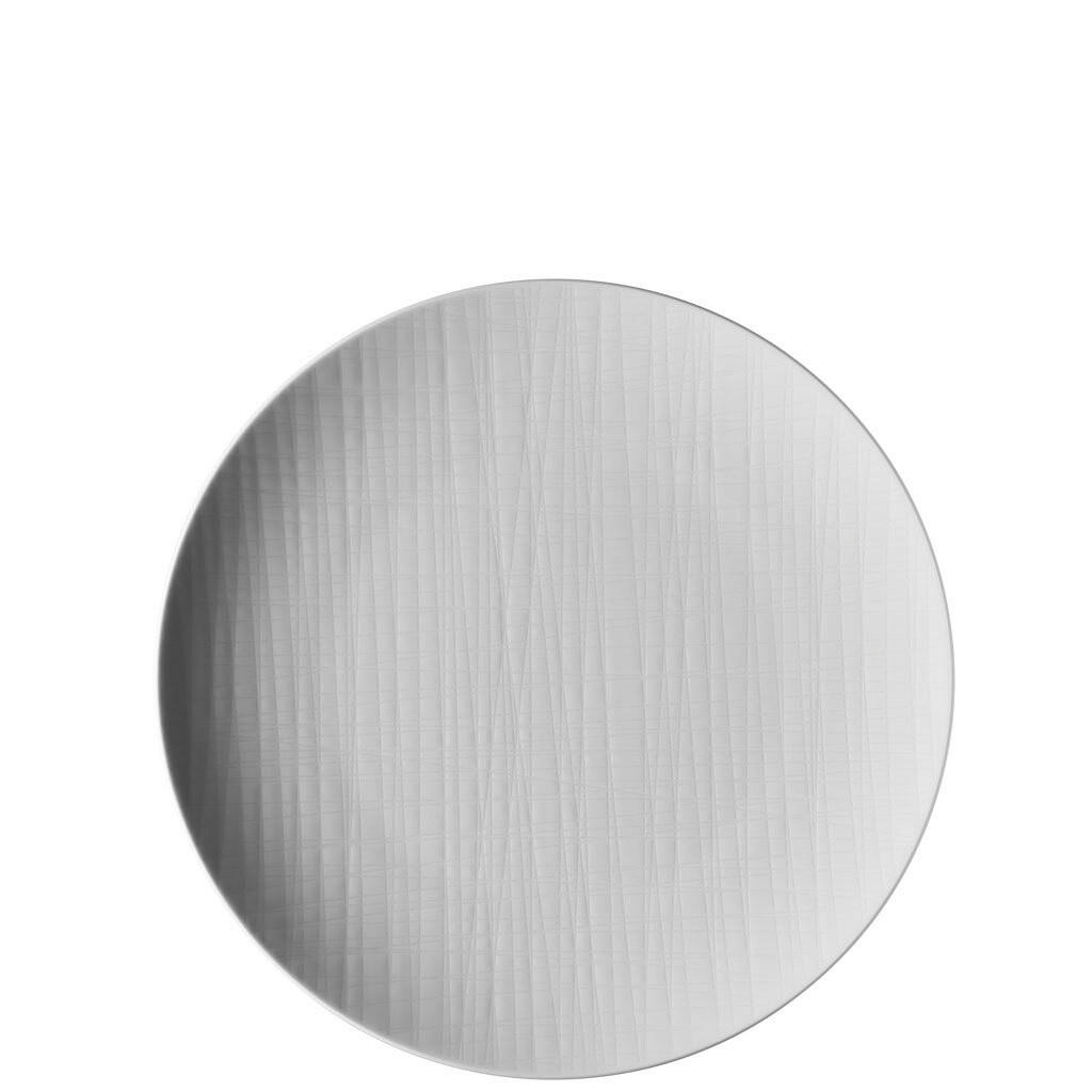 FRÜHSTÜCKSTELLER Weiß 21 cm Mesh  - Weiß, KONVENTIONELL, Keramik (21cm) - Rosenthal
