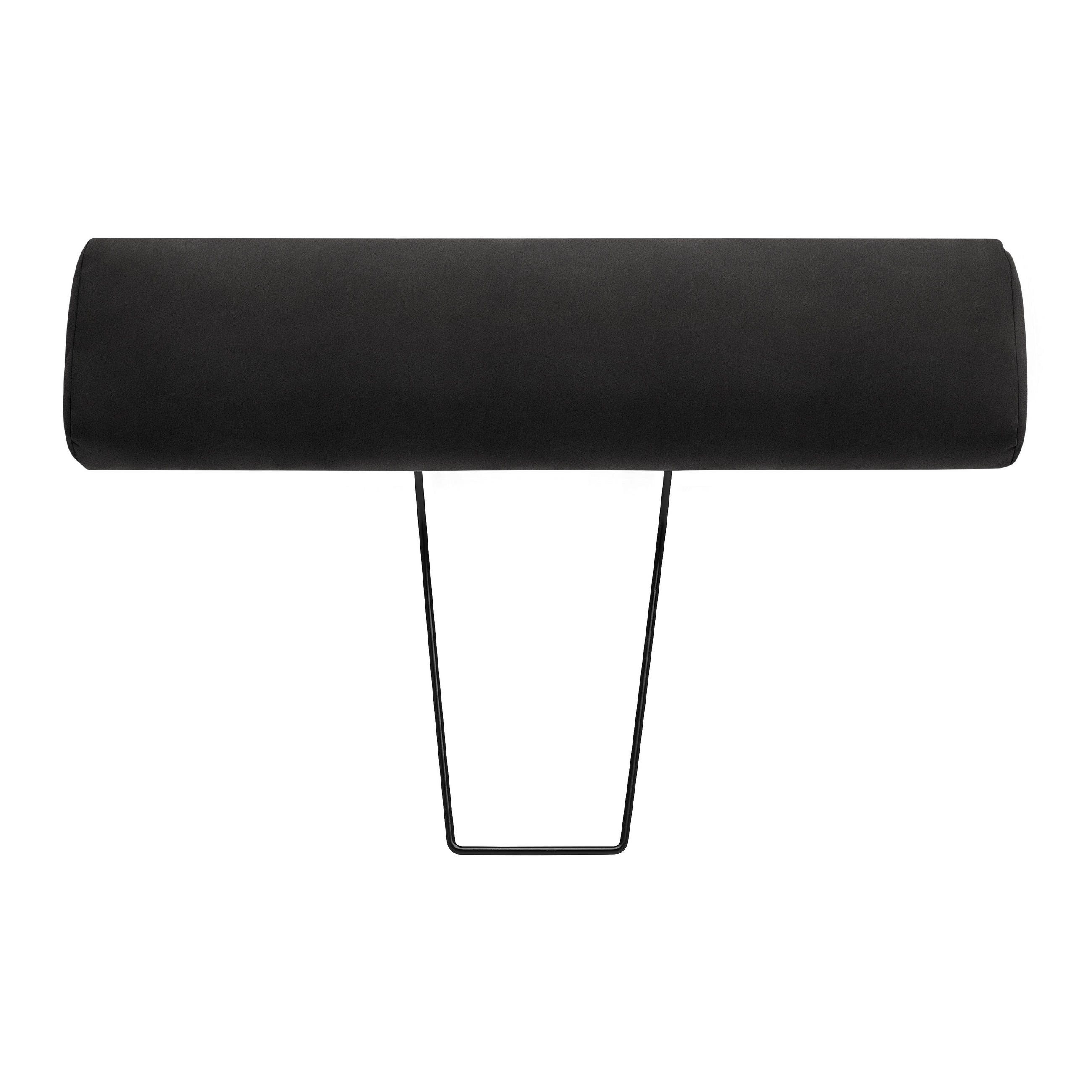 KOPFSTÜTZE Lederlook, Mikrofaser  - Dunkelgrau, Konventionell, Textil (84/21/21cm) - MID.YOU