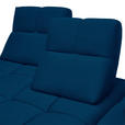 ECKSOFA in Struktur Blau  313/233 cm  - Blau/Schwarz, Design, Kunststoff/Textil (313/233cm) - Emilio Belluti