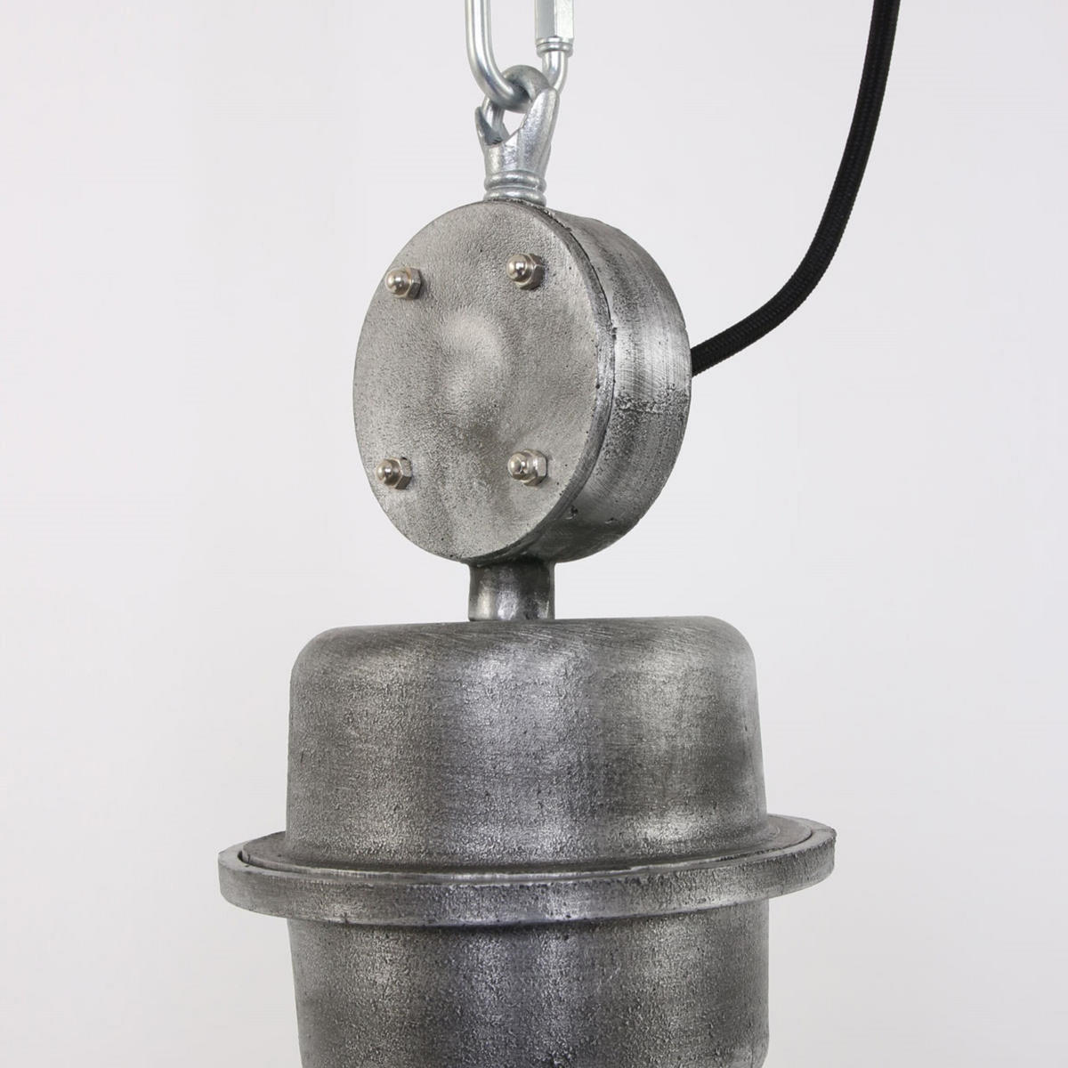 PENDELLEUCHTE  42/145/42 cm   - Grau, Trend, Glas/Metall (42/145/42cm)