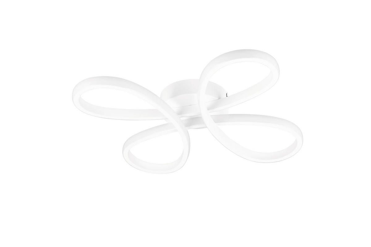 LED-DECKENLEUCHTE FLY 40/7,5 cm   - Weiß, LIFESTYLE, Kunststoff/Metall (40/7,5cm) - Trio Leuchten