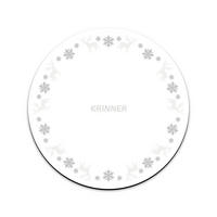 CHRISTBAUMDECKE Weiss  - Weiss, Basics, Kunststoff (60cm)