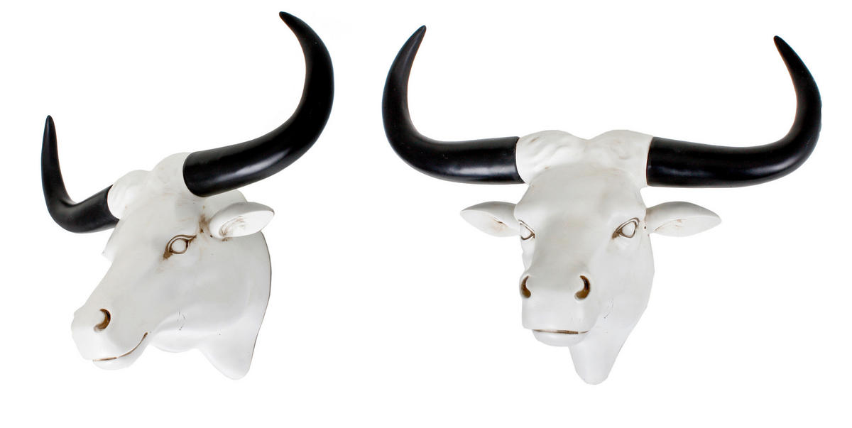 GEWEIH - Schwarz/Weiß, Basics, Kunststoff (42,5/25/53,5cm)