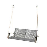 HÄNGEBANK 120/79/57 cm  - Akaziefarben/Grau, Basics, Holz/Kunststoff (120/79/57cm) - Gardenson