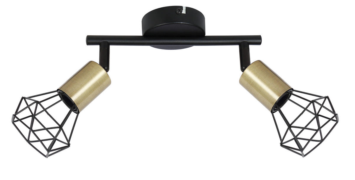 REFLEKTOR     22/8/20 cm          - črna/barve medenine, Konvencionalno, kovina (22/8/20cm) - Marama