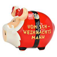 SPARDOSE - Rot, Basics, Keramik (12,0/9,0/9,0cm) - X-Mas